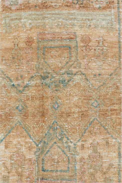 Vintage Bidjar Runner Rug (4' x 9')